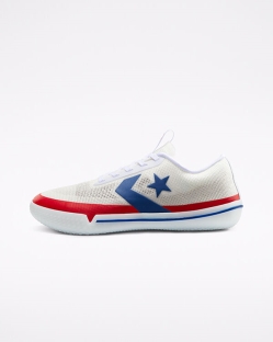 Converse All Star Pro BB City Pack Férfi Rövidszárú Fehér/Piros/Kék | MDUSWIG-HU